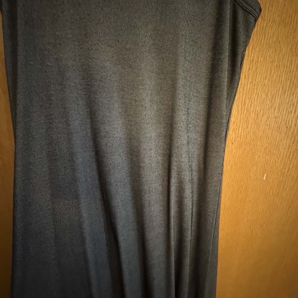 Rag & Bone NWT grey stripe midi length tank dress sz XS - Picture 3 of 7